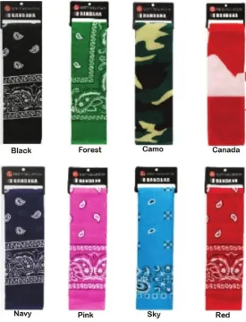 Misty Mountain Cotton Bandanas