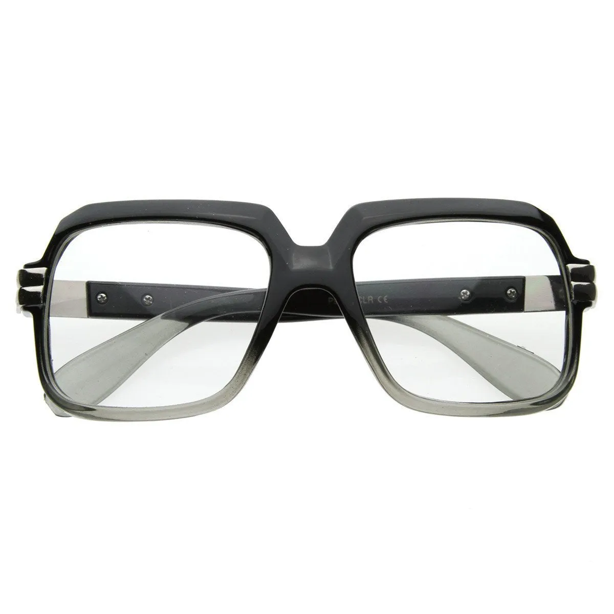 Old School Hip Hop Style Square Vintage Square Glasses