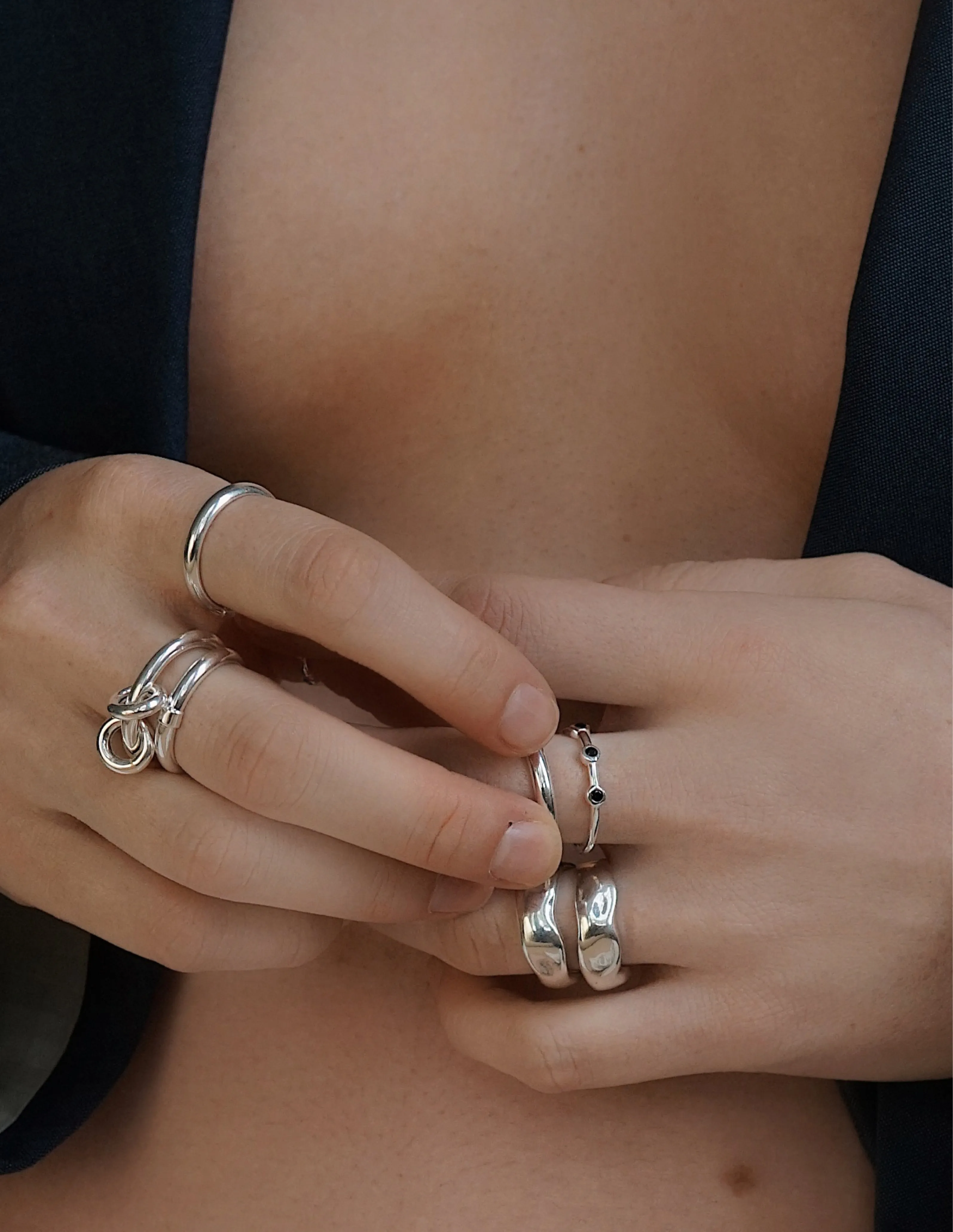 Organic Ring <br>Silver