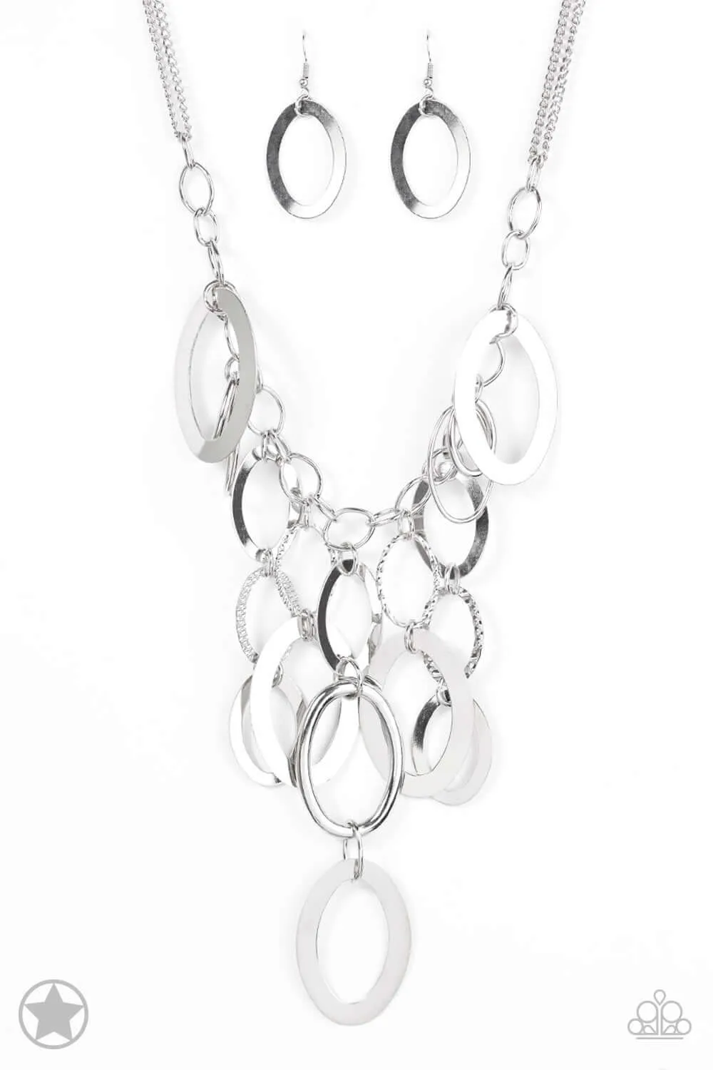 Paparazzi Accessories  - A Silver Spell #N846 Box 9 - Silver Necklace