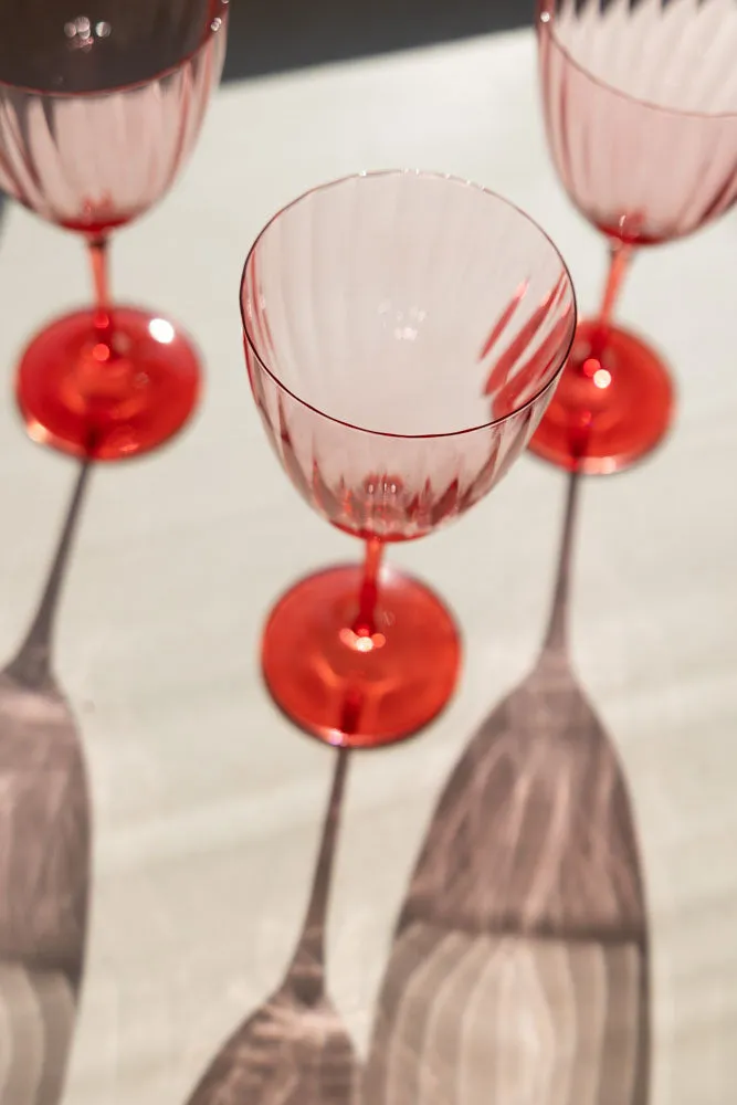 Pink Wine Glass