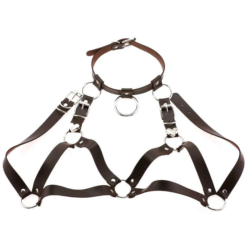 Punk Corset Love Belt Choker