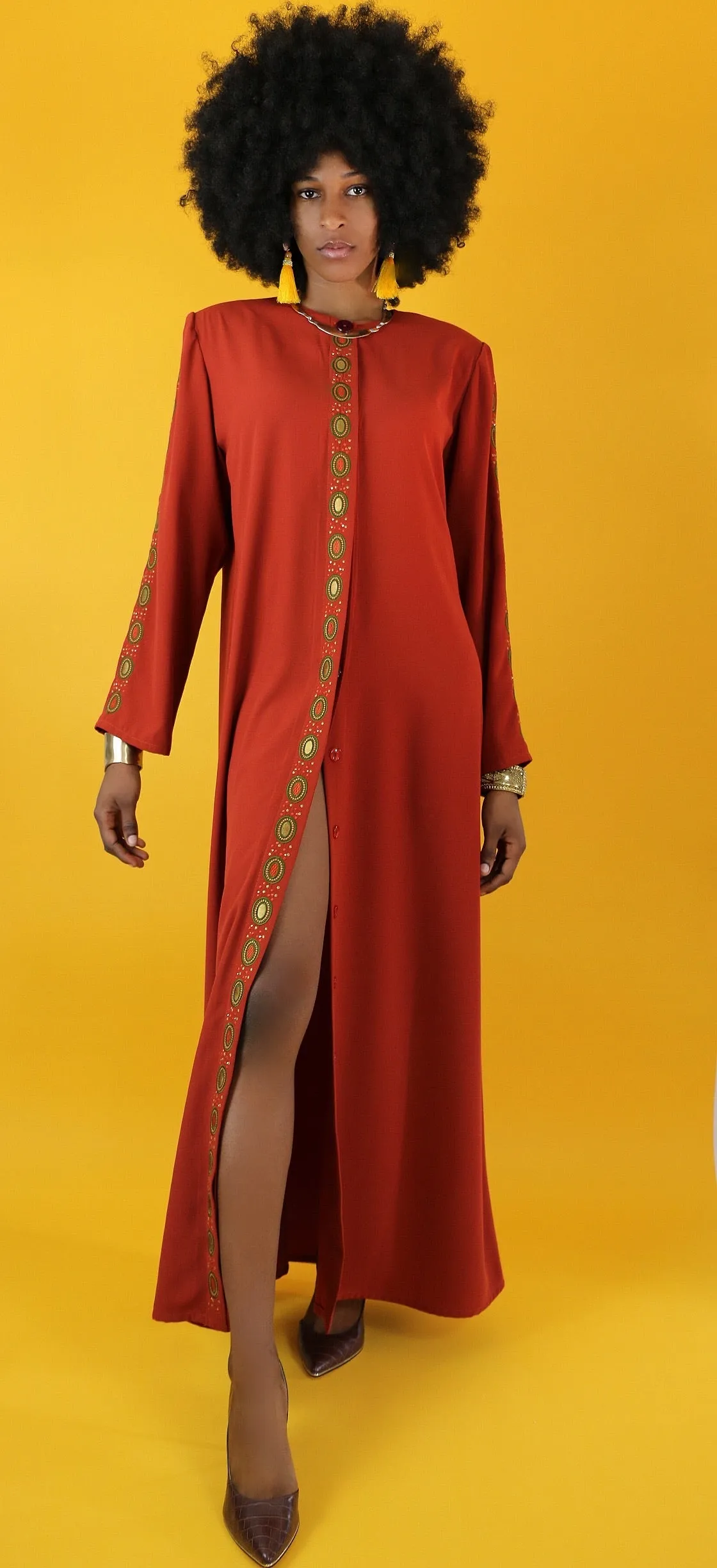 Regal Ethnic Embroidered Dress