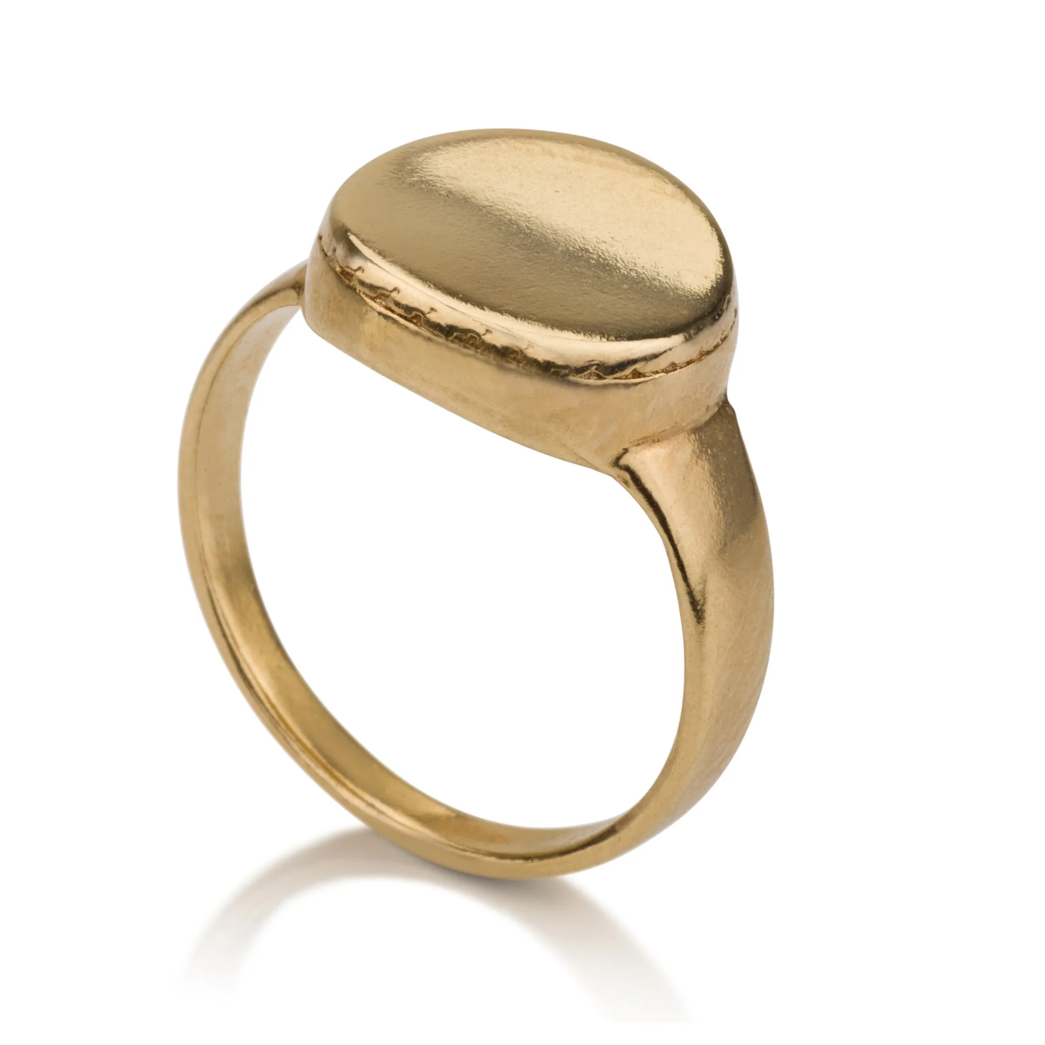 Round Signet Ring