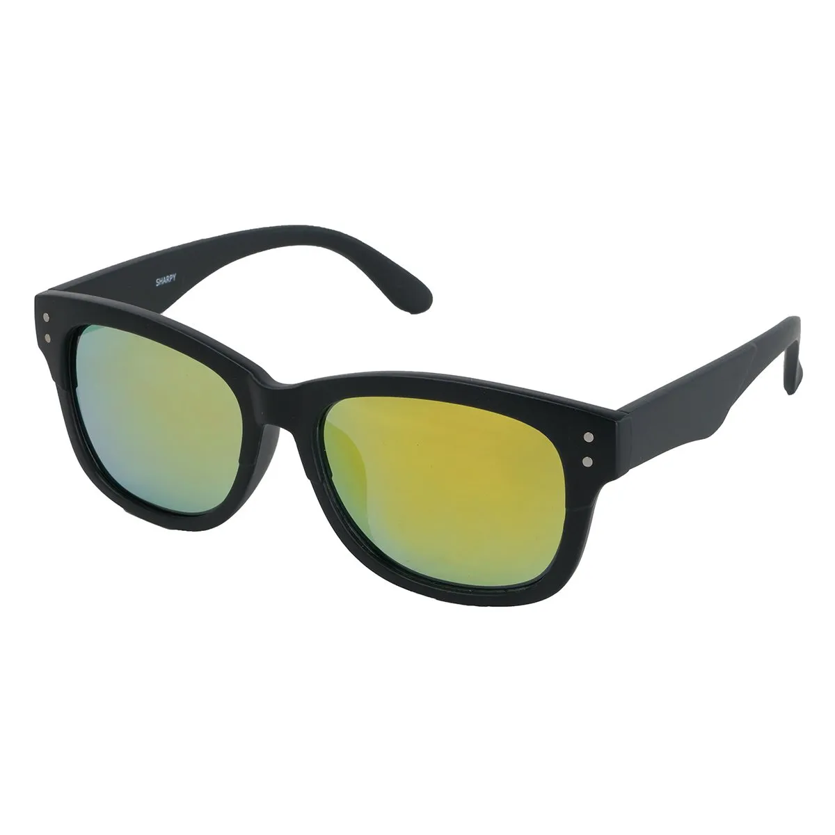 Sharpy Sunglasses Matte Black/Yellow