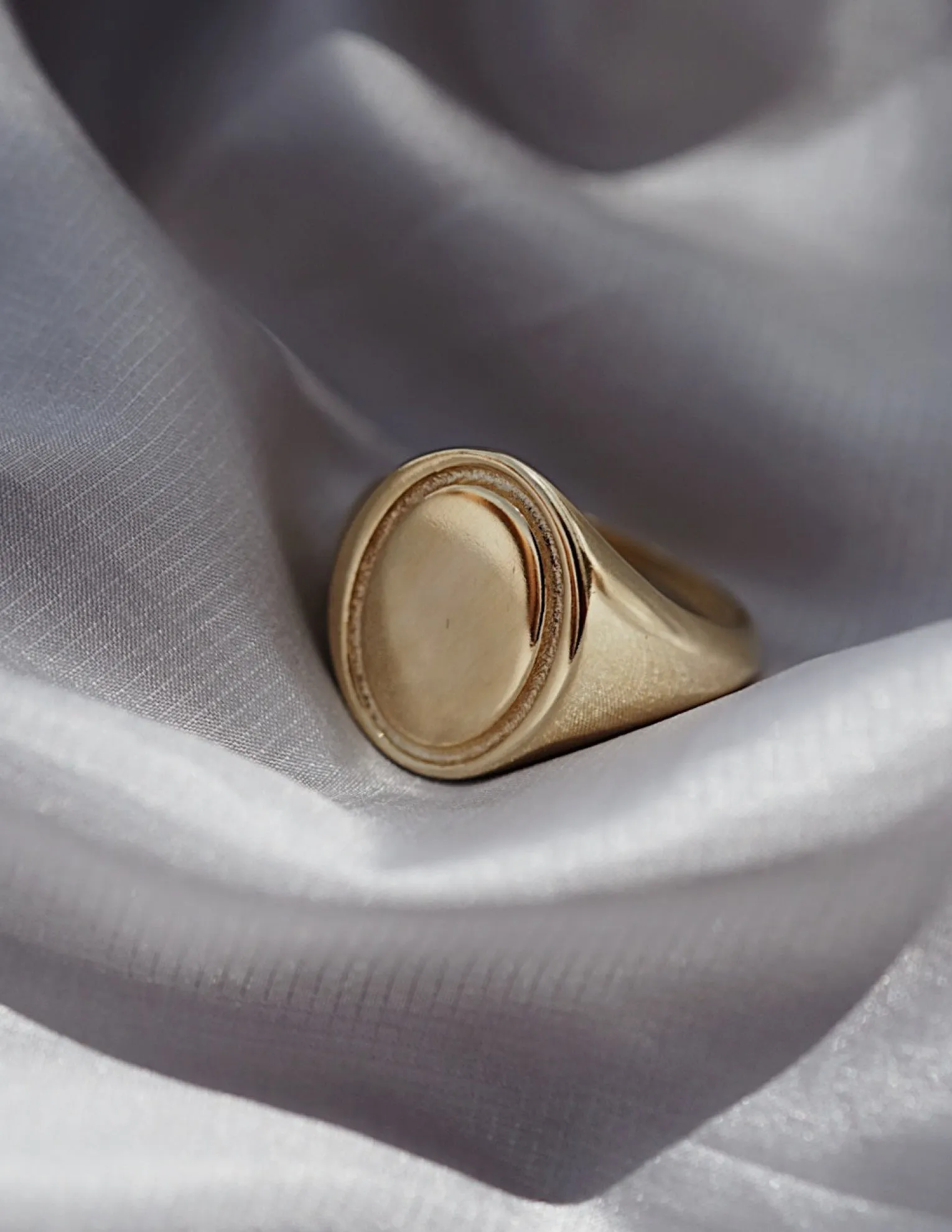 Signet ring <br>Gold Vermeil