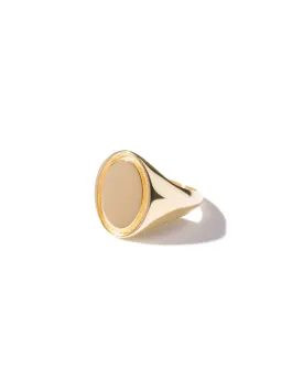 Signet ring <br>Gold Vermeil