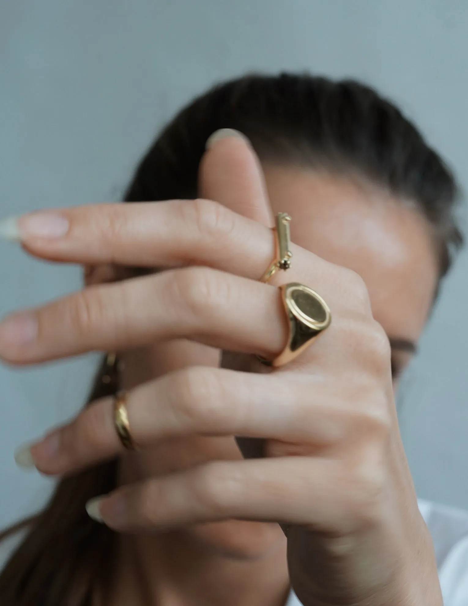 Signet ring <br>Gold Vermeil