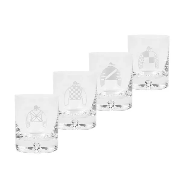 Silks Rocks Glass Set Of 4