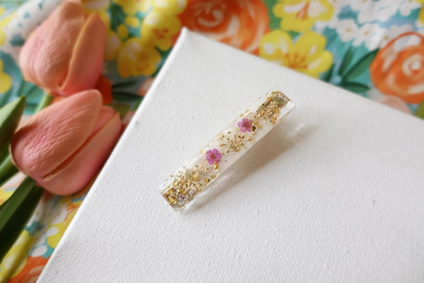 Spring Daisy Flower Hair Clip