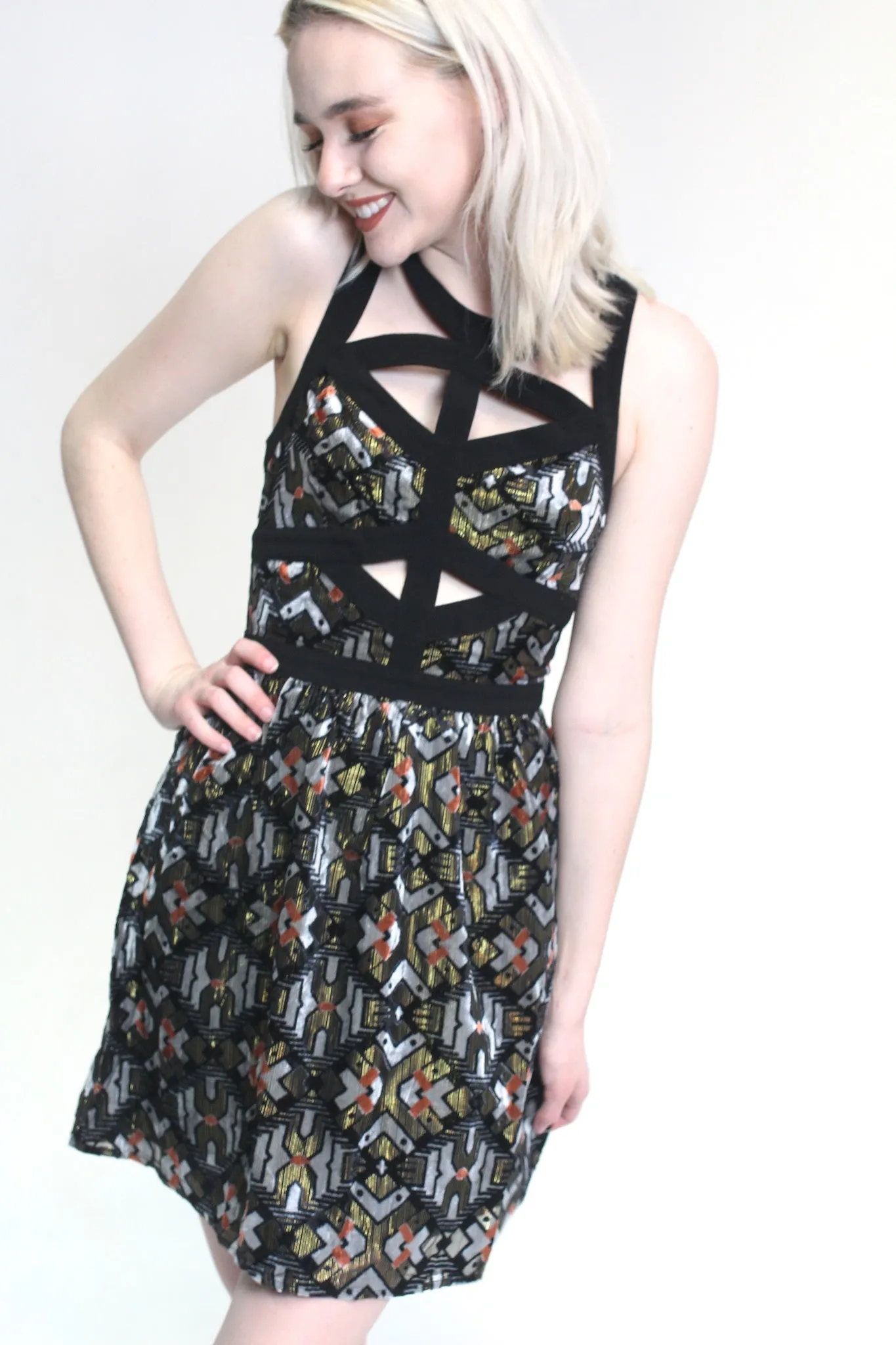 Stained Glass Velvet Dress