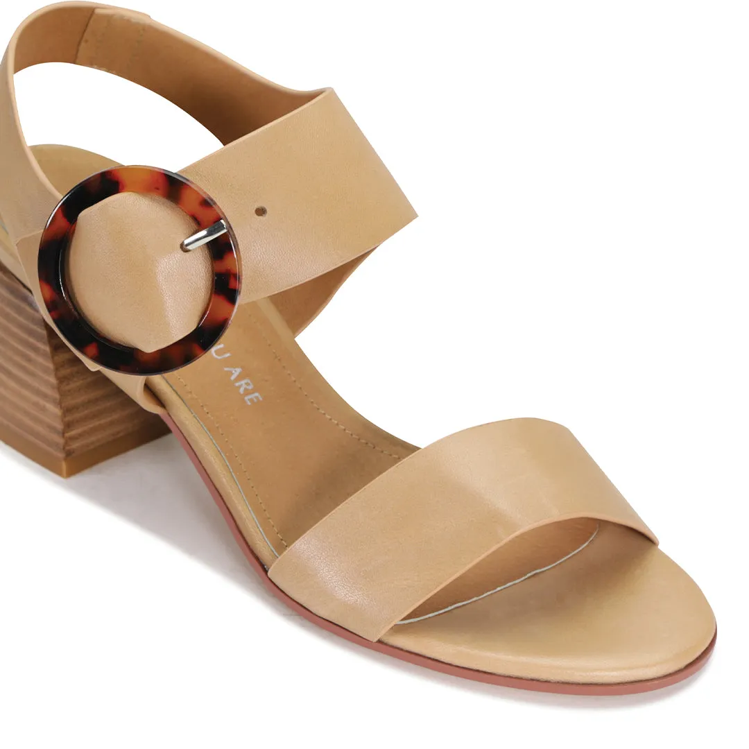 Status Leather Ankle Strap Sandals