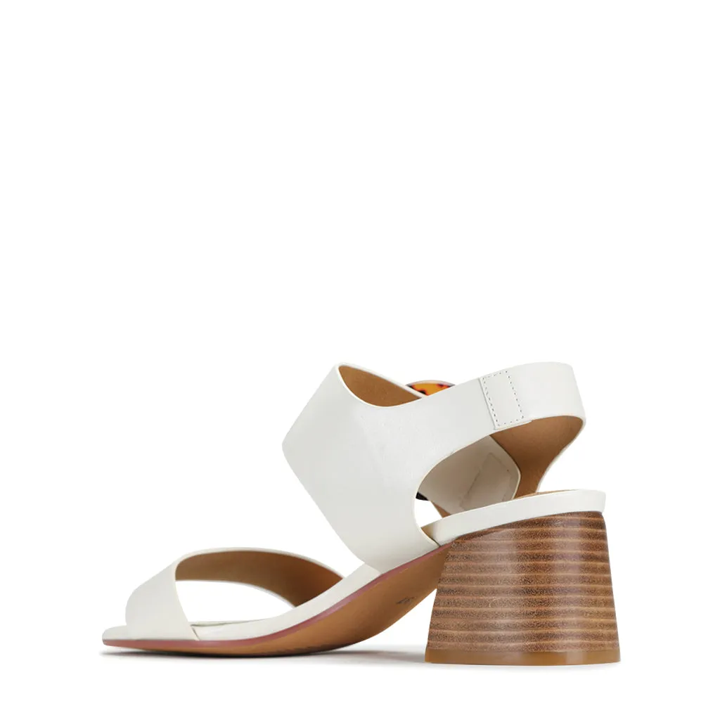 Status Leather Ankle Strap Sandals