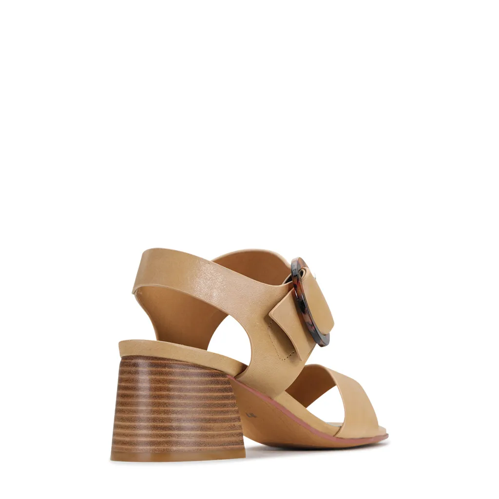 Status Leather Ankle Strap Sandals