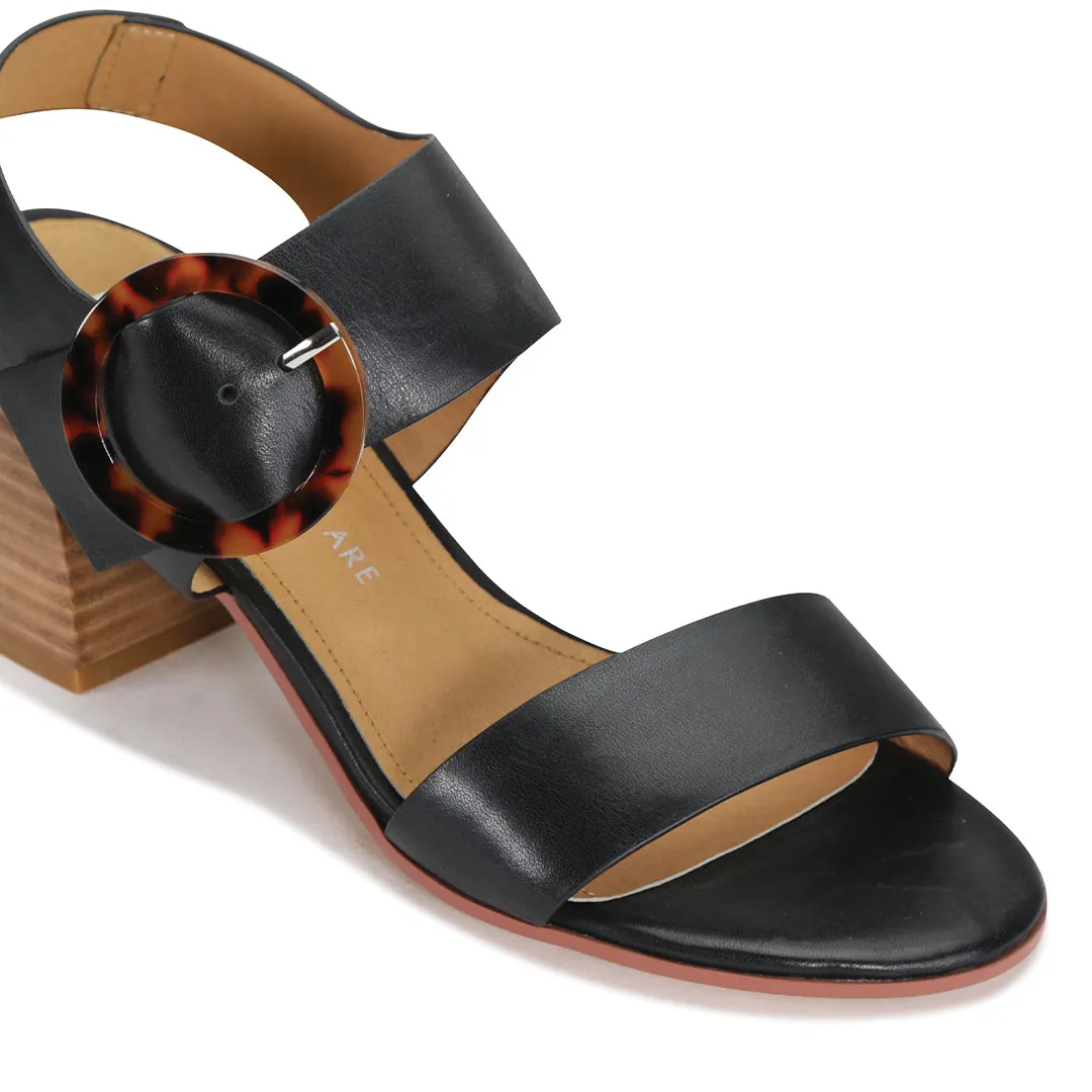 Status Leather Ankle Strap Sandals