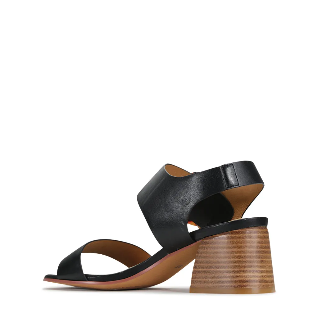 Status Leather Ankle Strap Sandals