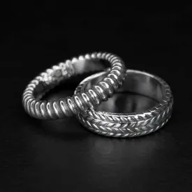 Sterling Silver Stackable Rings - WEAVE