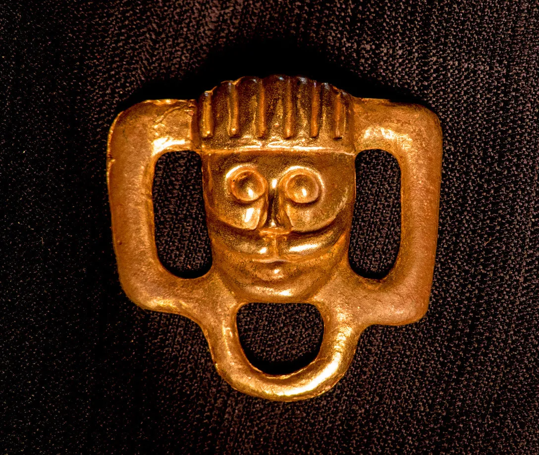 Strap Divider with Man's Face - Y-78