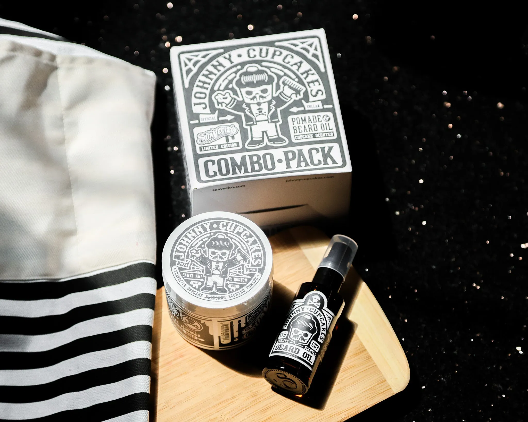 Suavecito X Johnny Cupcakes Combo Pack