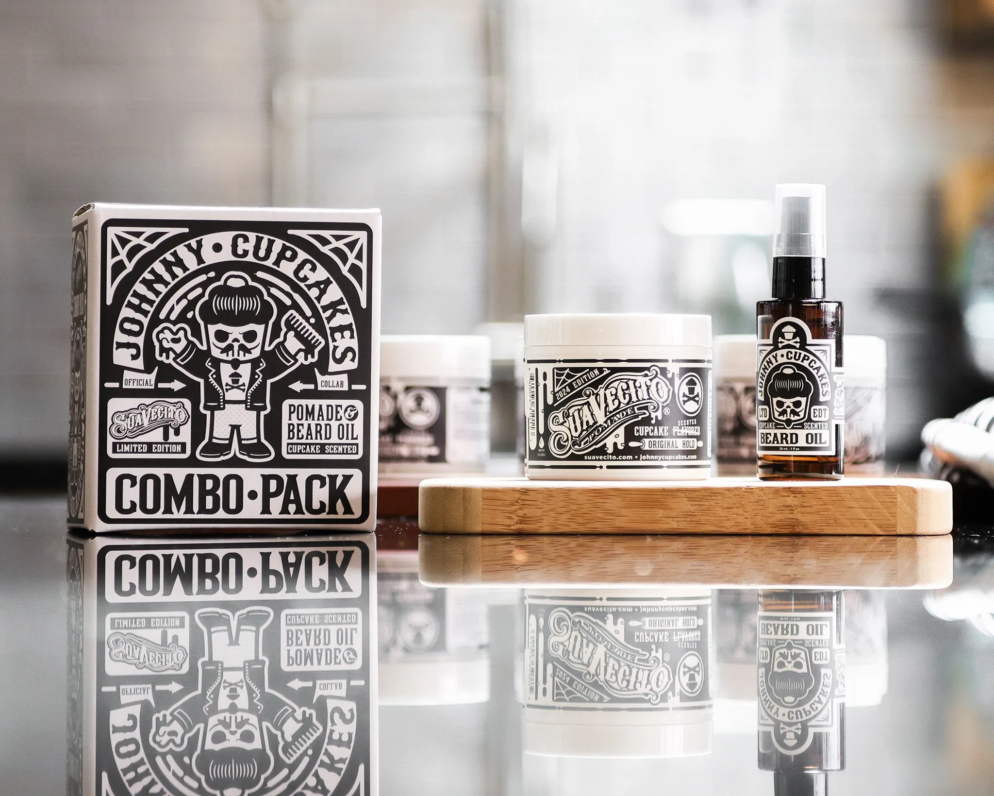 Suavecito X Johnny Cupcakes Combo Pack