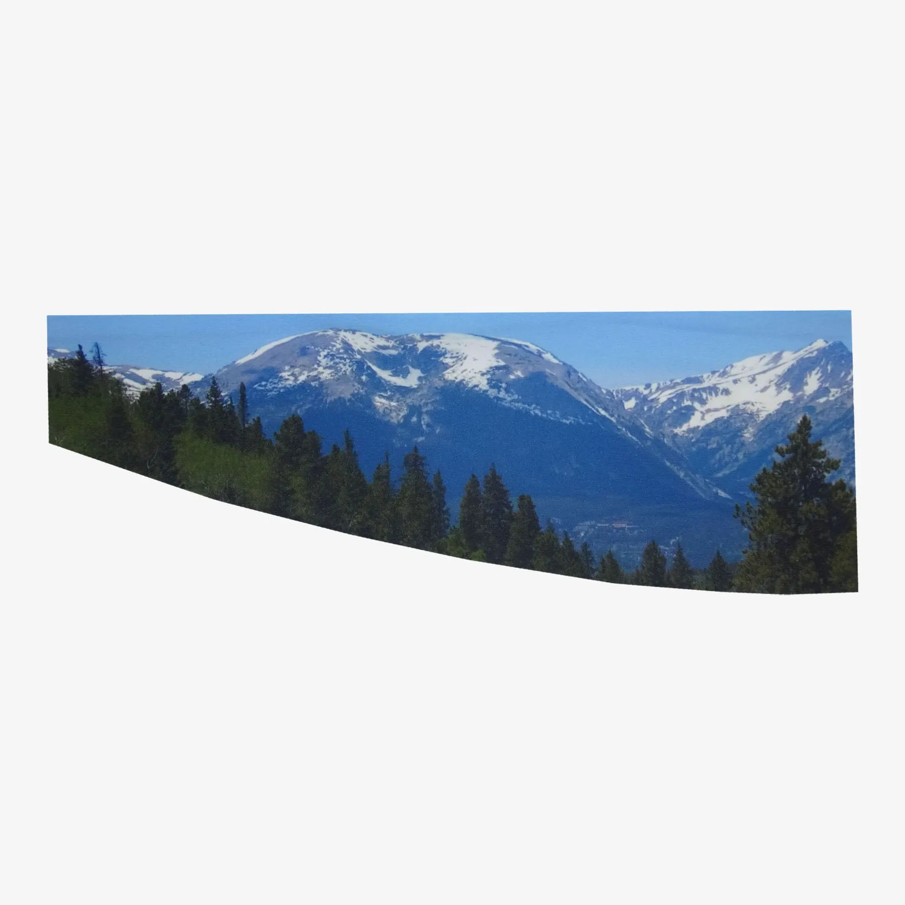 Sublimated Colorado Flag and Mountains Headband