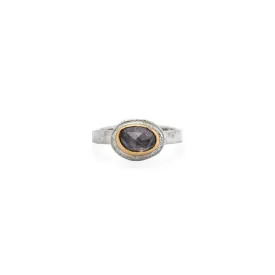 Tanya -Spinel Gold Silver Ring