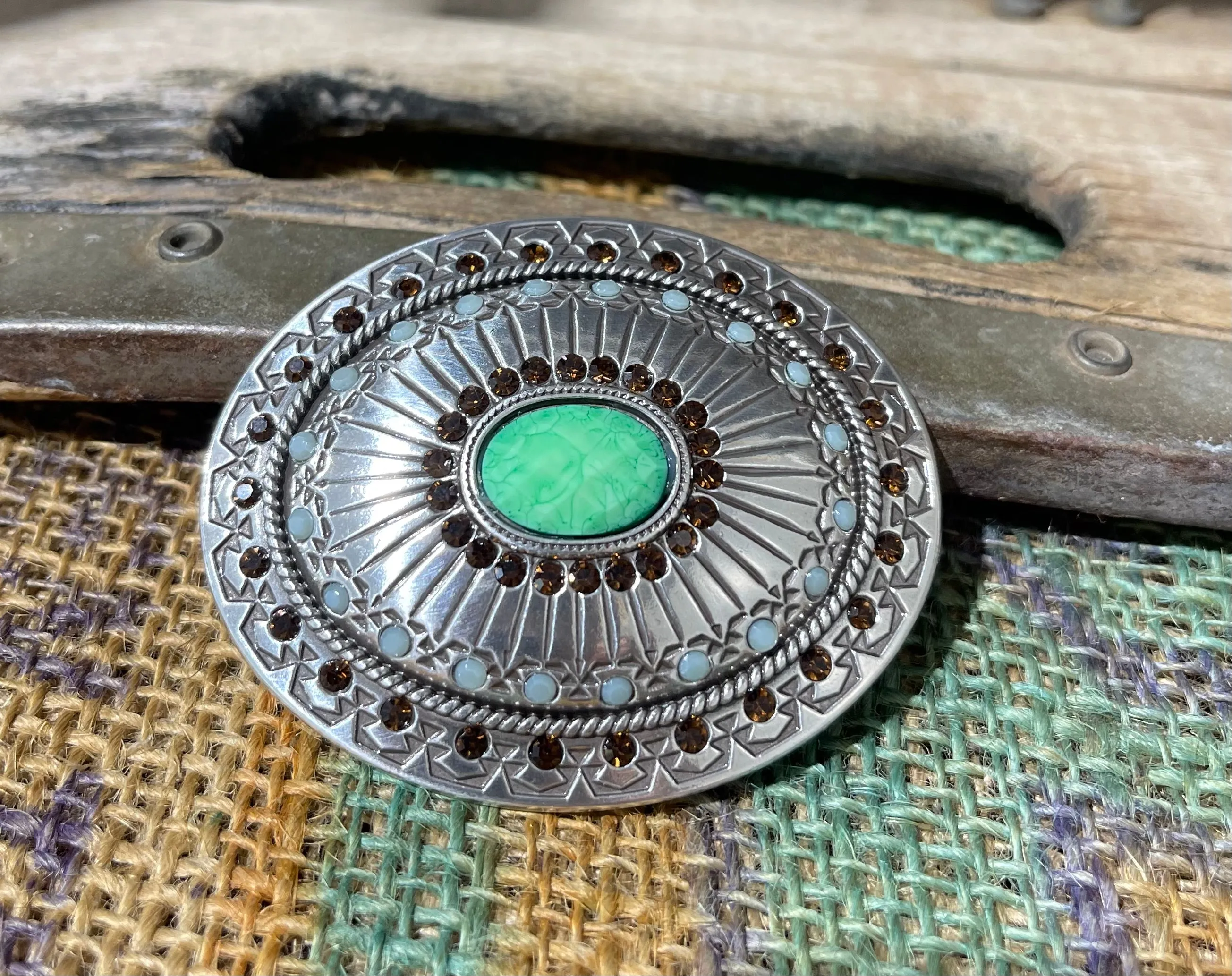 Tribal Stamp Belt Buckle