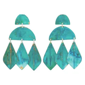 Verdigris Kalaiya Earrings