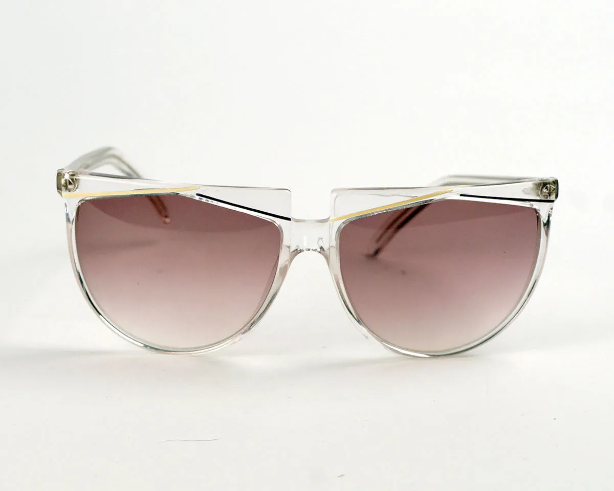 Versus Vintage Clear Frame Sunglasses