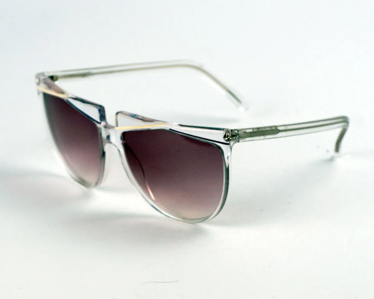 Versus Vintage Clear Frame Sunglasses