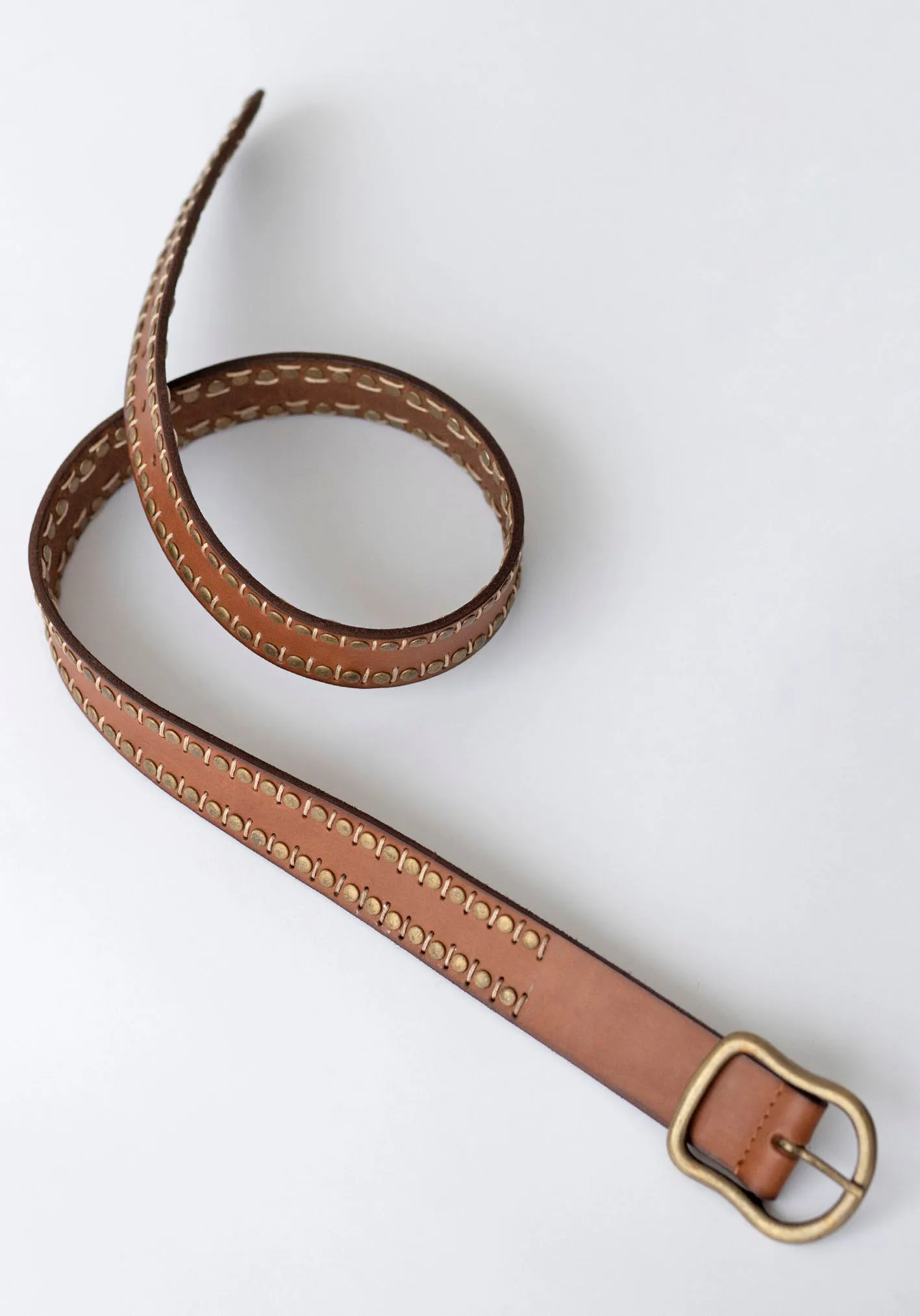 Viper Leather Studded Belt