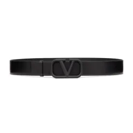 VLogo Signature Leather Belt