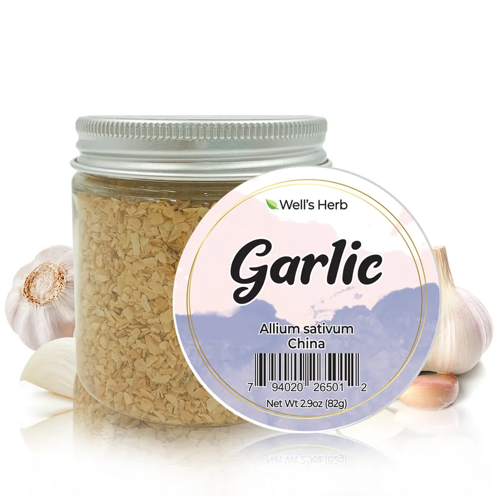 Well's Herb Dried Garlic | 2.9 oz.