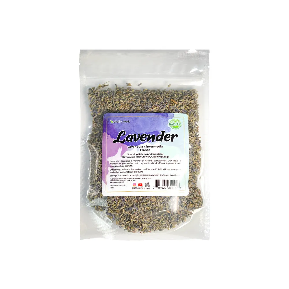 Well's Herb Dried Lavender | 0.6 oz.