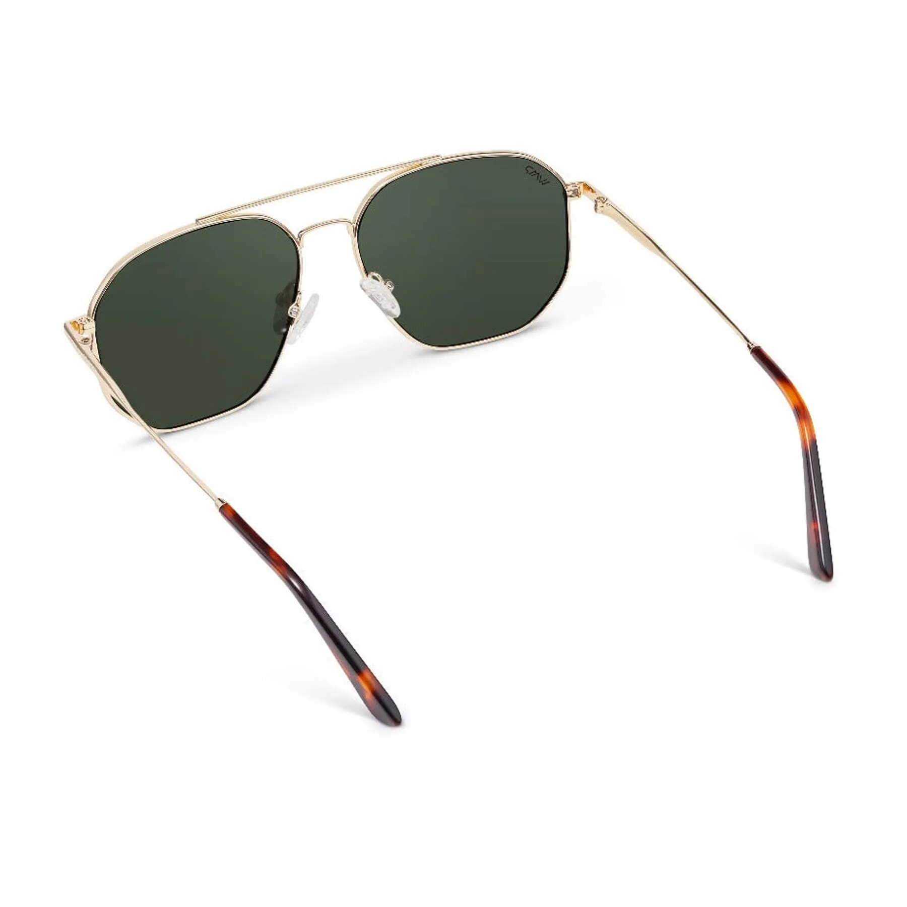 WMP Eyewear Emmett Men's Metal Aviator Sunglasses