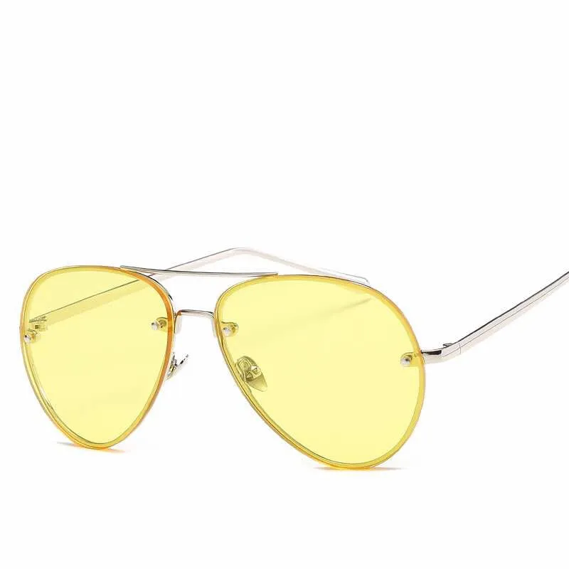 YELLOW CLEAR TONE AVIATOR