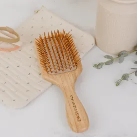 ZeroWasteStore Bamboo Hair Brush - Zero Waste Hair Brush, Plastic Free, 100% Bamboo, Compostable